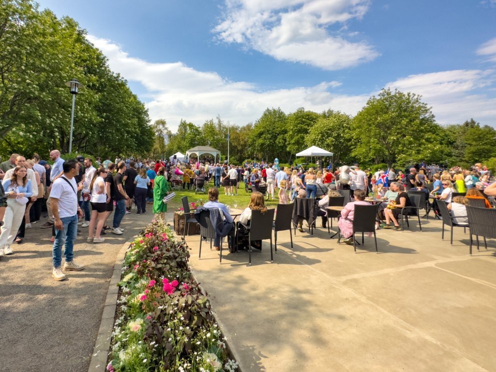 Þjóðhátíð í Lystigarðinum