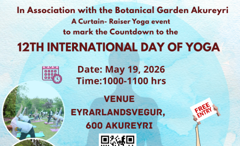 Guided Yoga in the Akureyri Botanic Garden
